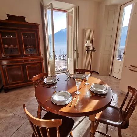 דירה Elegant Historic Large House On Lake Como גראבדונה